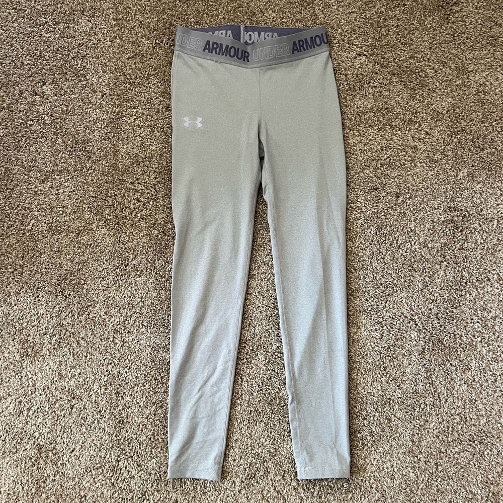 Under Armour Kids Light Gray Leggings